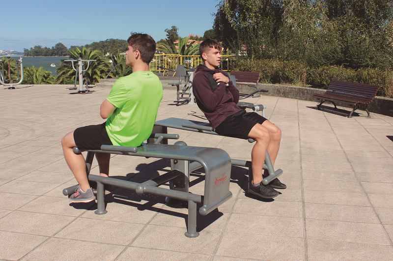 URBAN-GYM "double banc abdominaux"