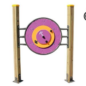 Panneau de jeu inclusif  la pendule