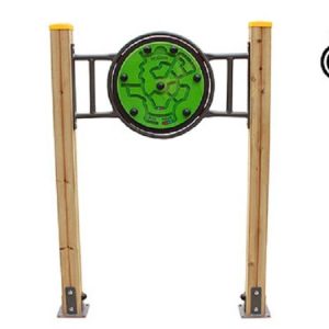 Panneau de jeu inclusif labyrinthe
