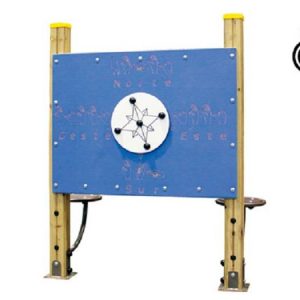 Panneau de jeu inclusif la boussole