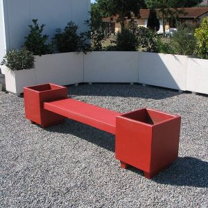 Banquette & jardinières
