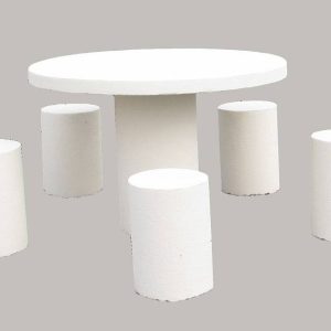 Table de pique nique ronde PMR