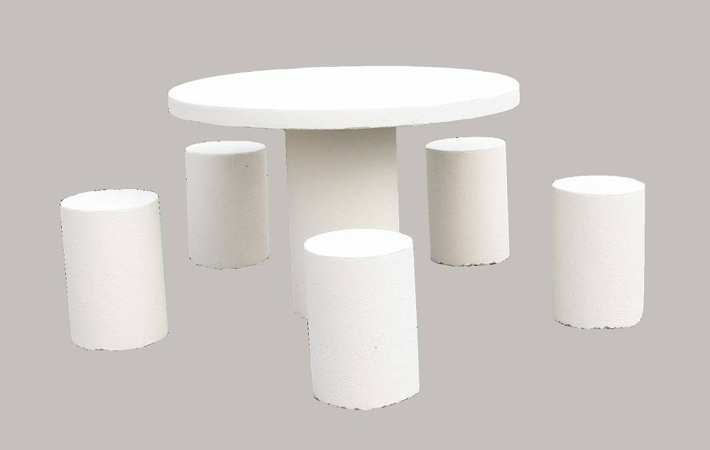 Table de pique nique ronde PMR