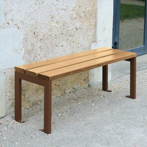 BANQUETTE silaos acier & bois