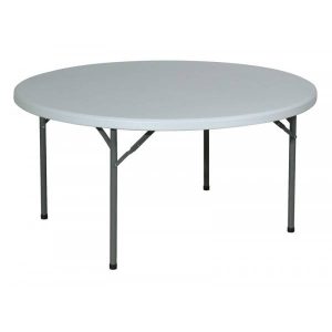 Tables polyéthylène ronde