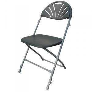Chaise pliante PALME "anthracite "