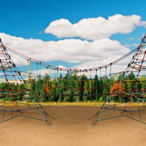 PYRAMIDE DOUBLE DE CORDES 4,5 mètres