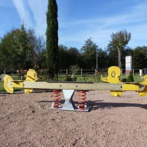 jeu sur ressort "POULE-CANARD"
