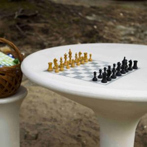 TABLE RONDE JEU D'échec
