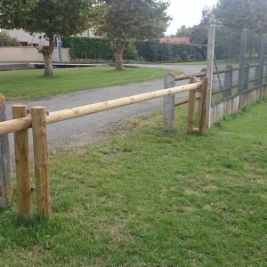 Barrière basculante avec contrepoids