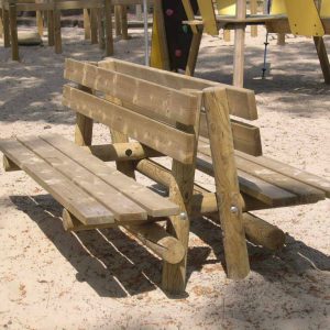 Banc fixe double