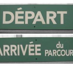 PARCOURS DE santé panneaux départ arrivée