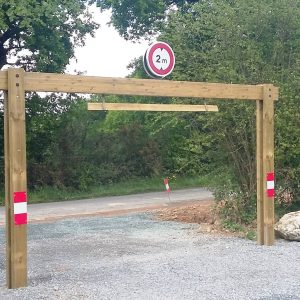 Portique de gabarit véhicules