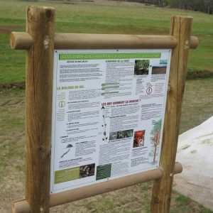 PARCOURS DE santé panneau info