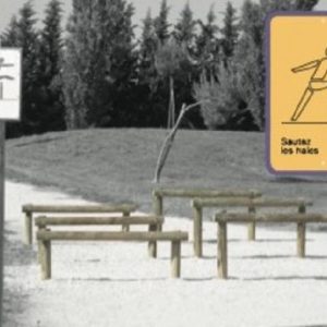 PARCOURS DE santé atelier saut de haies